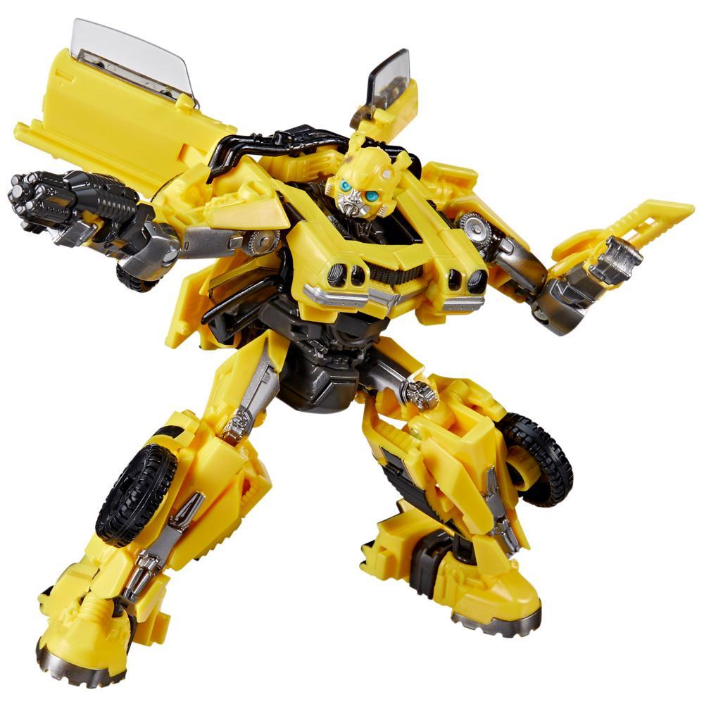 Transformers Studio Series Deluxe 100 Bumblebee Converting Action