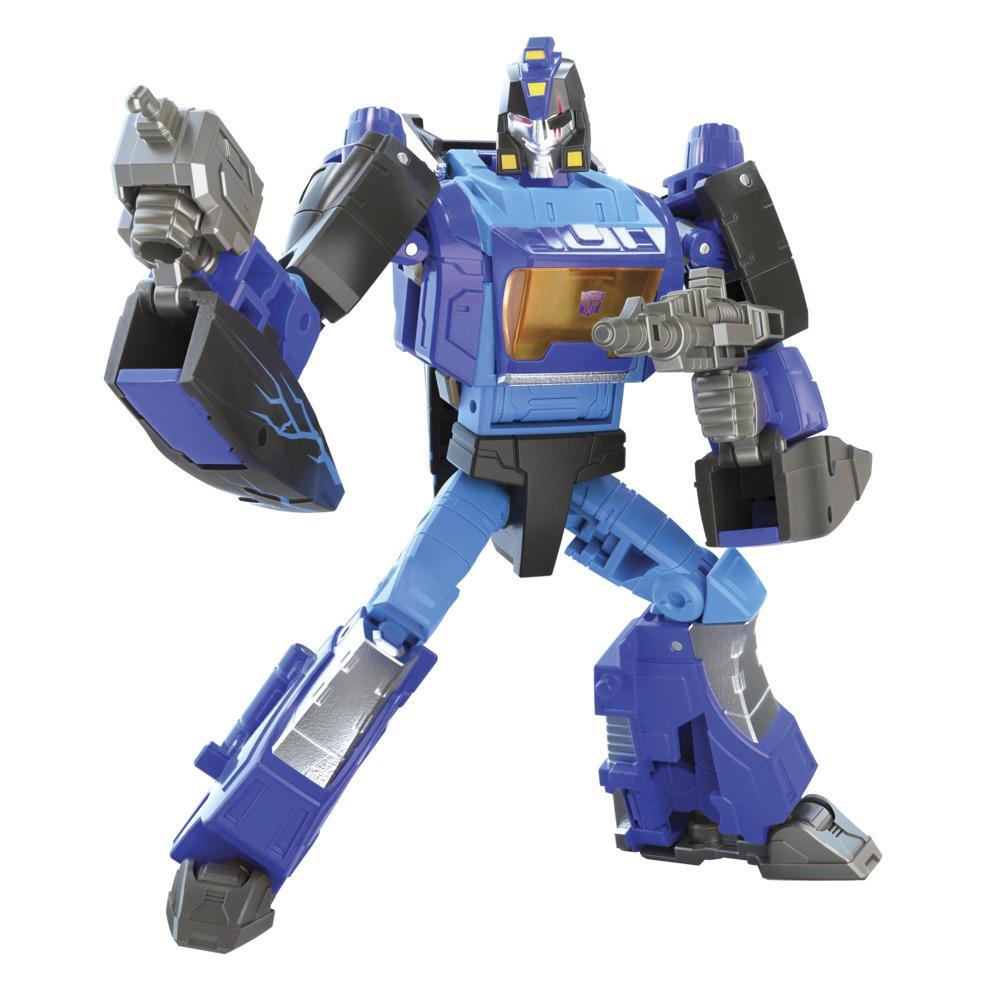 Transformers Generations Shattered Glass Collection Deluxe Class Blurr -  Ages 8 and Up, 5.5-inch - Transformers