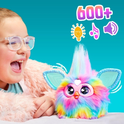 Furby Furblets Ooh-Koo Rock Mini Electronic Plush Toy for Girls & Boys 6+ -  Furby