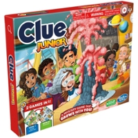 Clue Junior Game, 2-Sided Gameboard, 2 Games in 1, Clue Mystery Game for  Ages 4+ - Hasbro Games