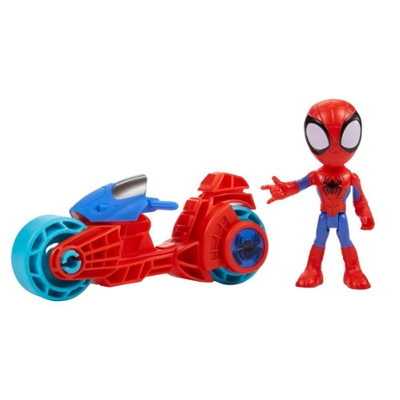 Marvel Spidey and His Amazing Friends, Spidey Action Figure & Toy  Motorcycle, Kids 3 and Up - Marvel