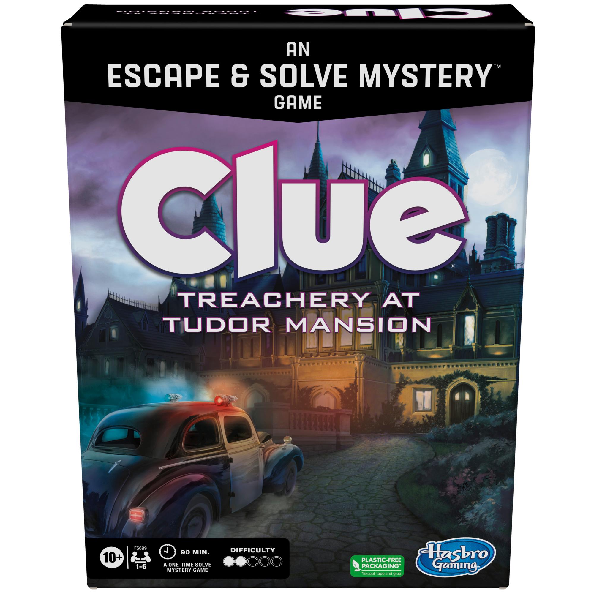 Clue Treachery at Tudor Mansion An Escape Solve Mystery Game