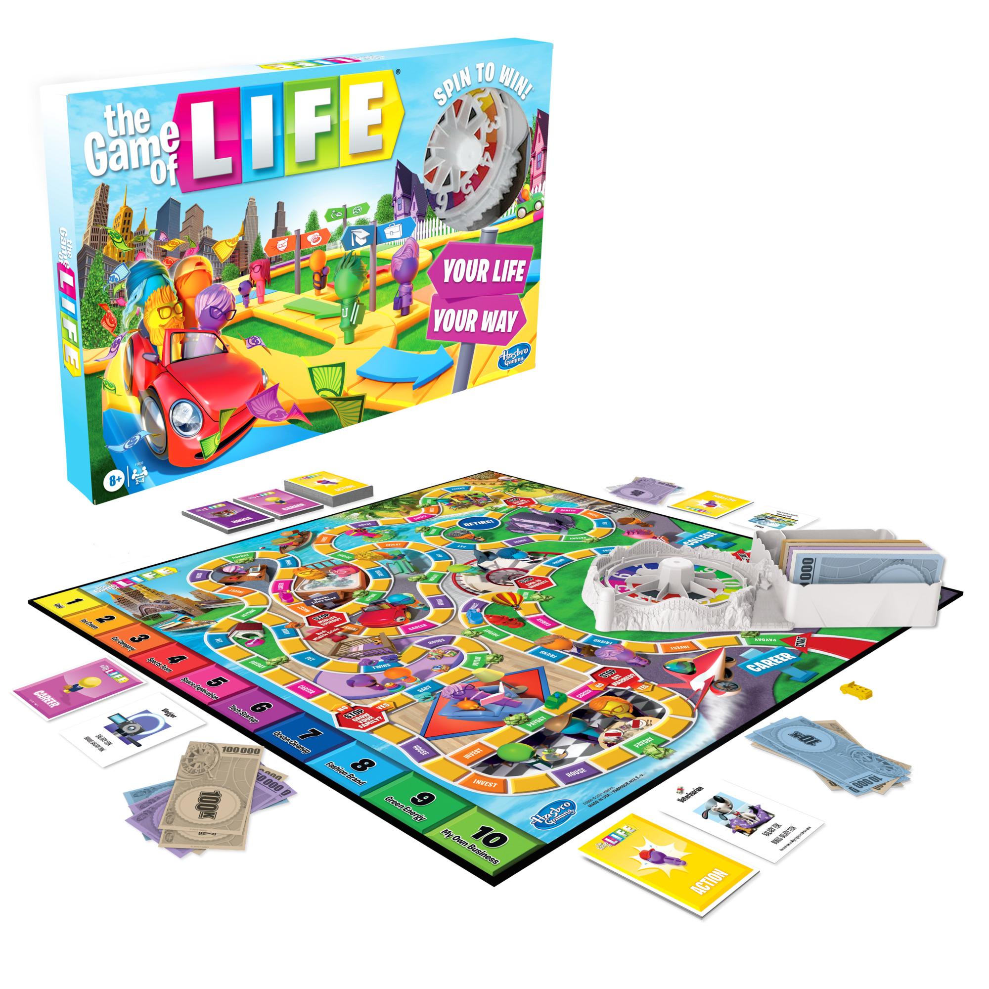 The Game of Life Zapped Edition 2012 Hasbro for Ages 8 Boys & Girls. for  sale online