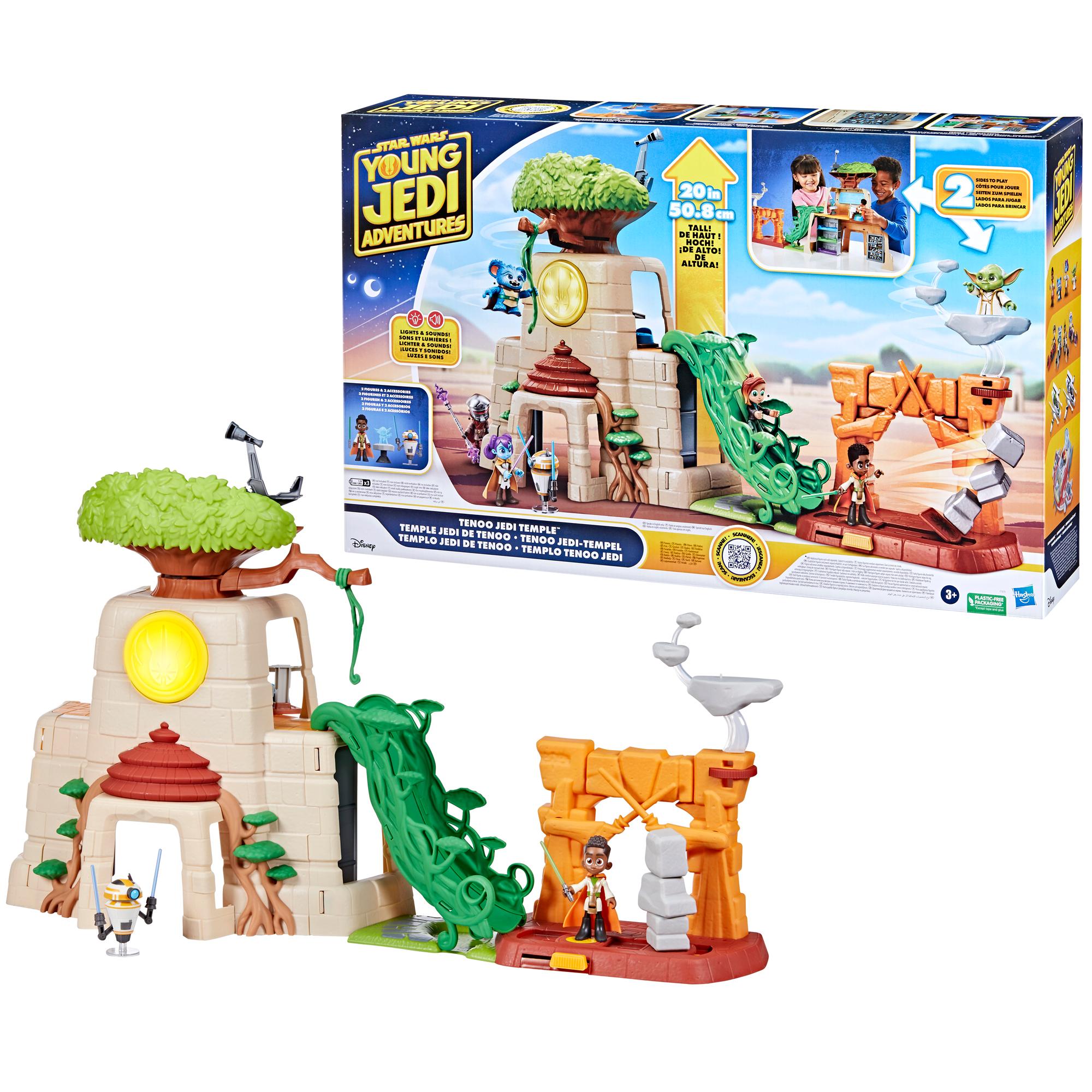 Star Wars: Young Jedi Adventures Kai Brightstar - Sable de luz extensible  verde, juguetes, juguetes preescolares para niños y niñas de 3 años