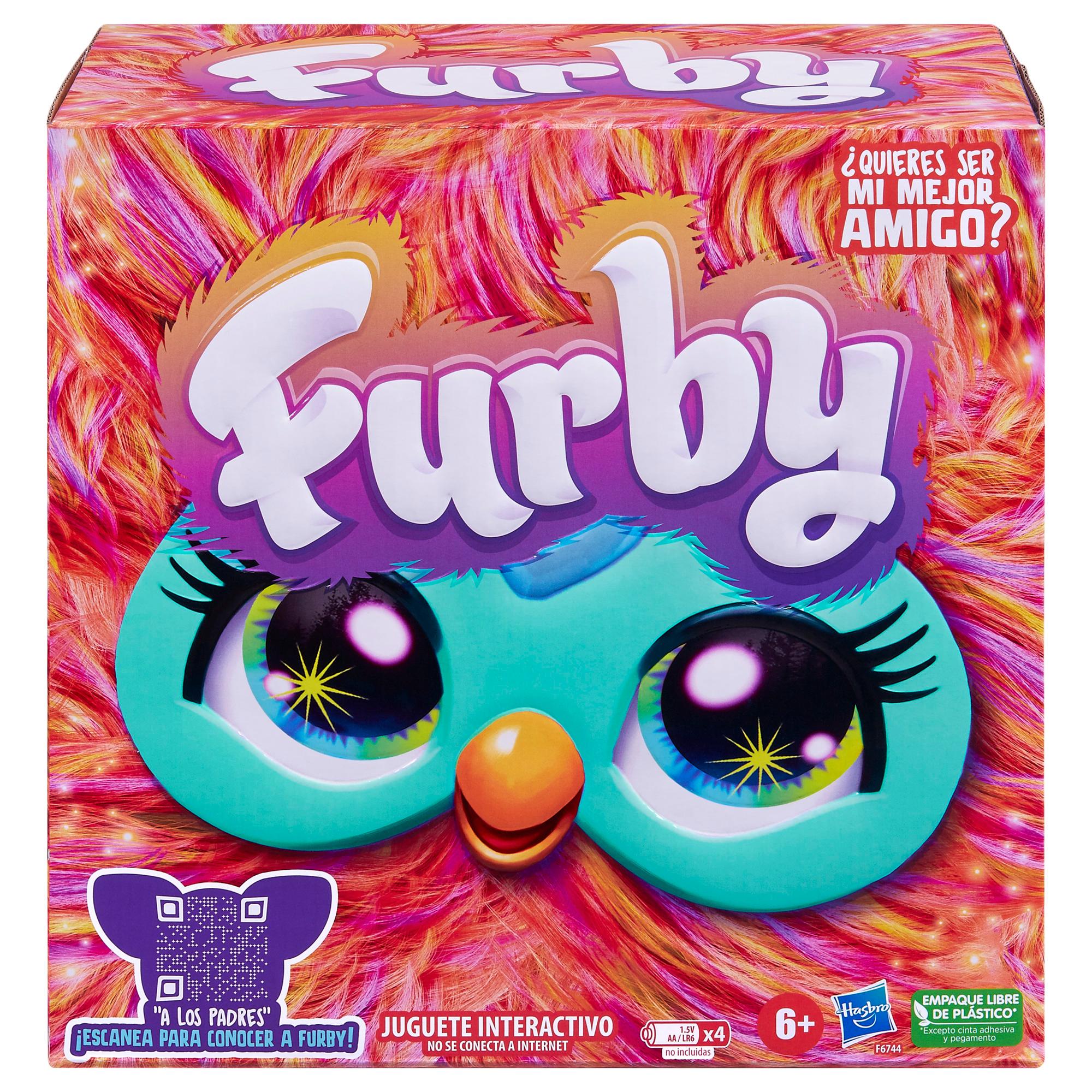 Furby Morado, 15 accesorios de moda, juguetes de peluche interactivos para  niñas y niños de 6 años en adelante, animatronic activado por voz