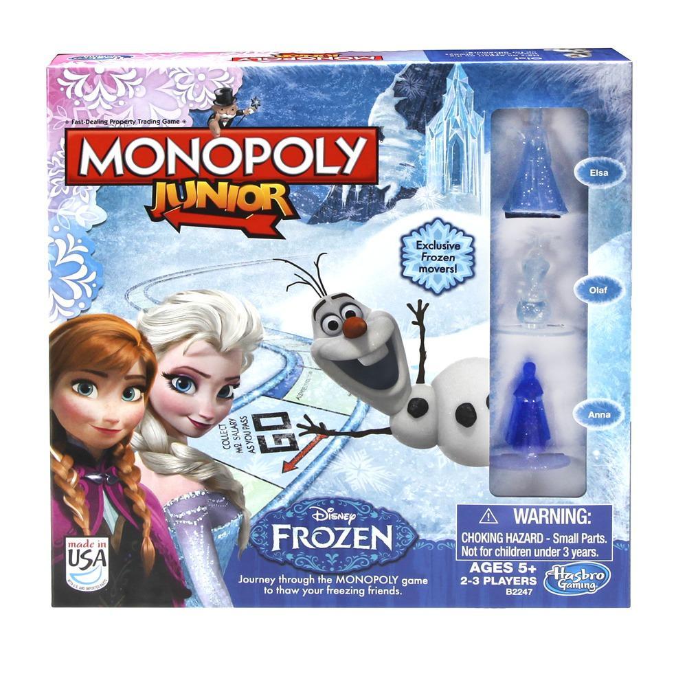 Jeu Monopoly Junior - ÉDition La Reine Des Neiges Règles & Instructions -  Hasbro