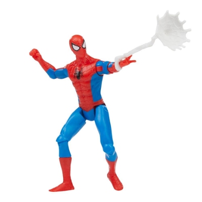 Marvel Spider-Man Aqua Web Warriors, figurine Miles Morales de 10 cm avec  accessoire à jet d'eau réutilisable 