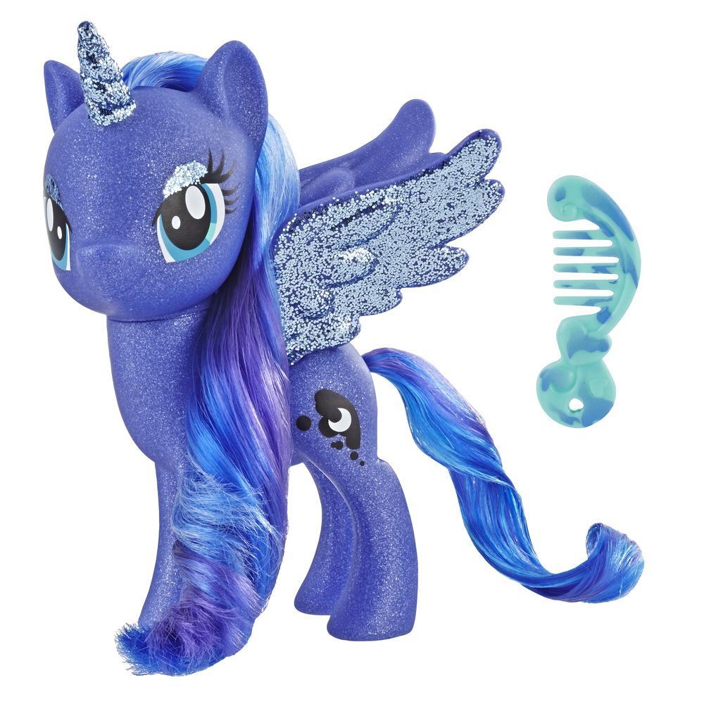 My Little Pony Jouet Princesse Luna - Figurine scintillante de 15 cm