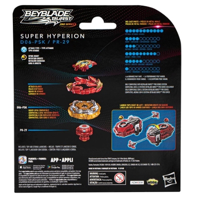 Beyblade Burst QuadDrive Lanceur à corde Furie Cyclone, Set de