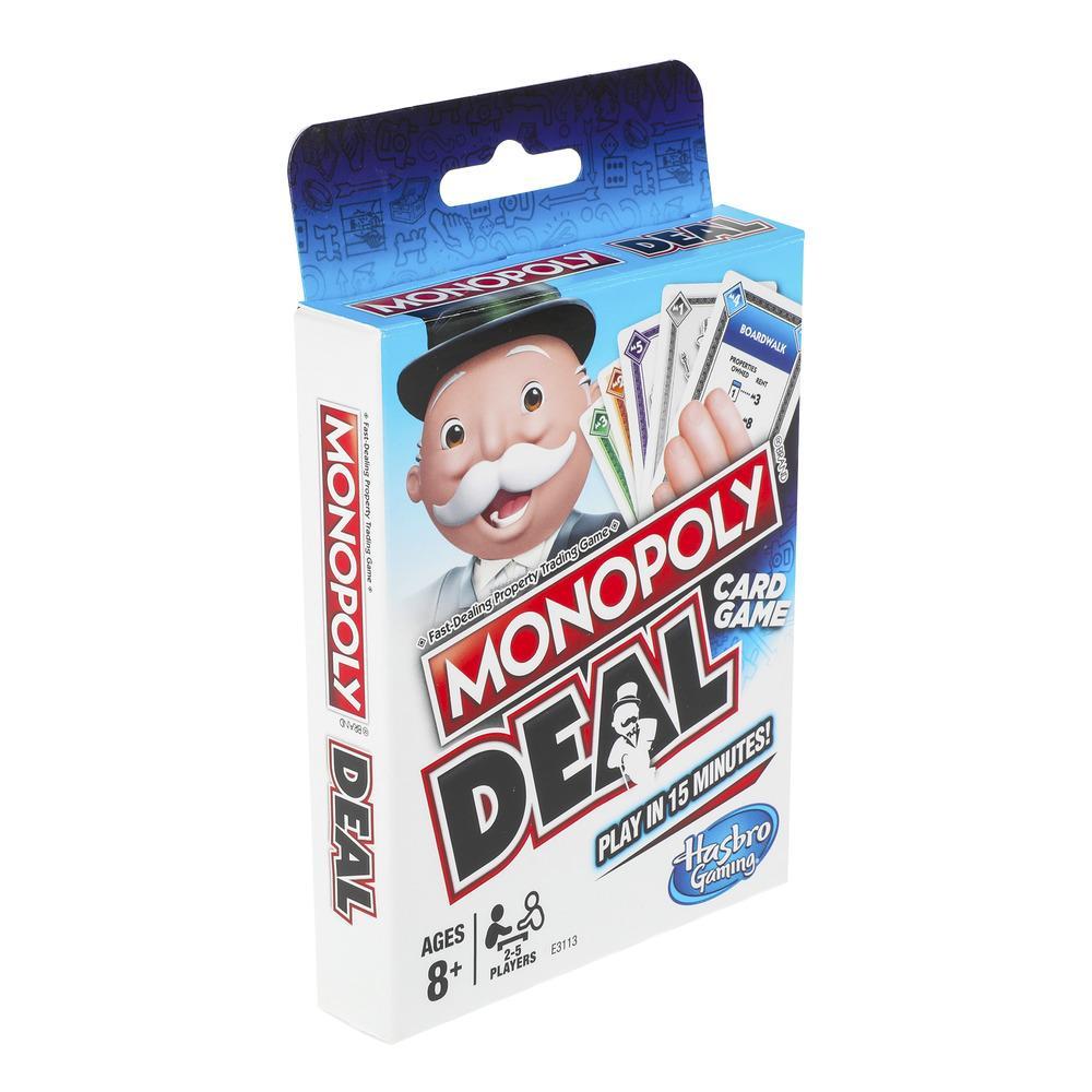 Monopoly Deal, jeu de cartes rapide pour 2 à 5 joueurs, jeux de cartes  amusants pour la famille et les enfants au meilleur prix