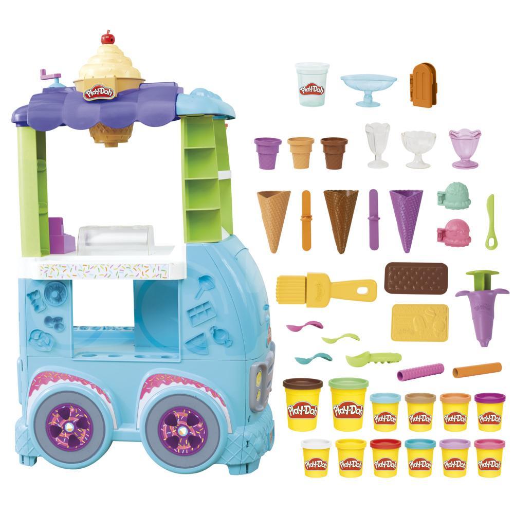 Pâte à modeler Play-Doh Peppa Pig : Le marchand de glace - Jeux et jouets  Play-Doh - Avenue des Jeux
