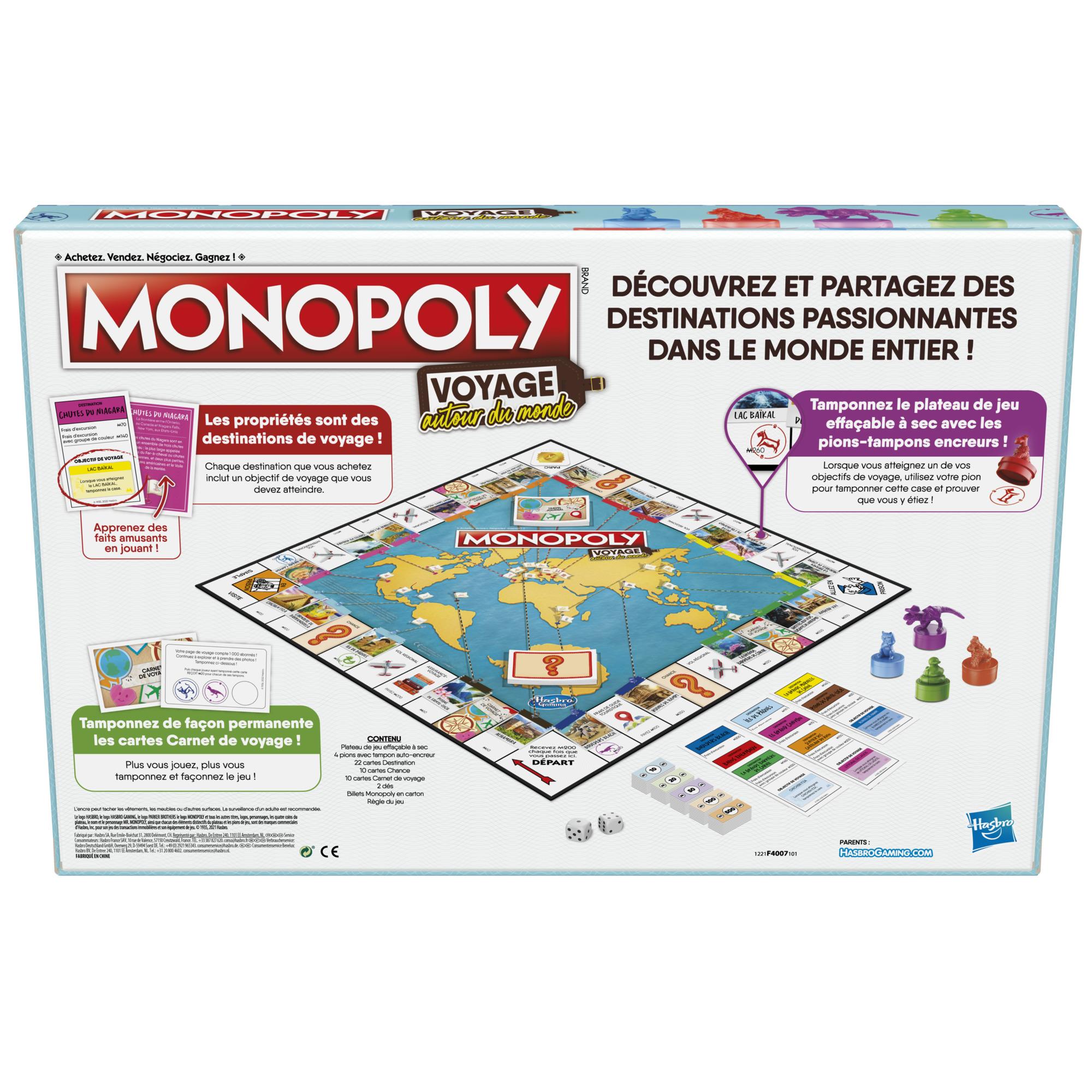 Jeu Monopoly Classique Le Jeu Des Transactions Immobilières Hasbro