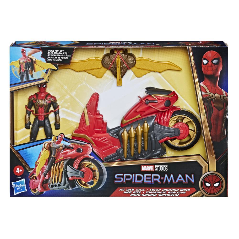 Marvel Spiderman avec moto Spider électronique — Joguines i bicis