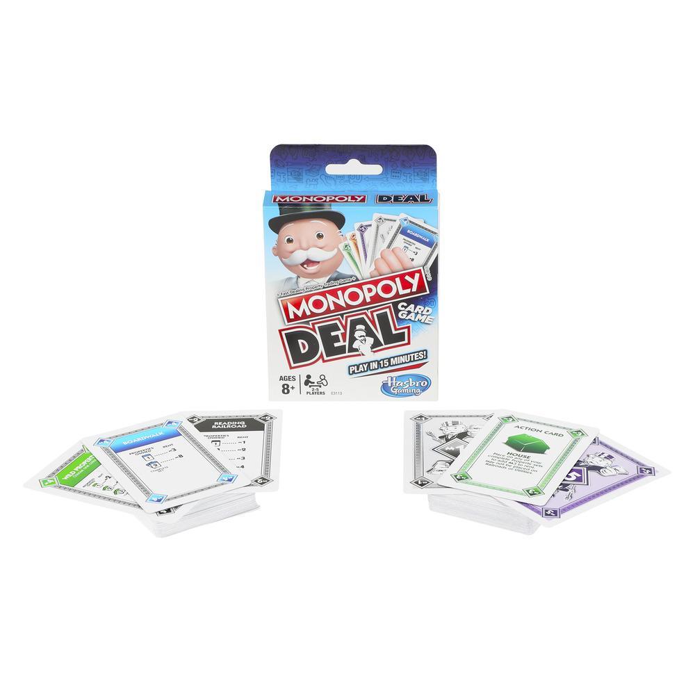 Promo Monopoly deal Hasbro Gaming À partir de 8 ans chez Monoprix