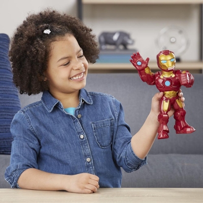 Marvel Super Hero Adventures - Iron Man Mega Mighties (action figure da 25  cm) - Playskool Heroes