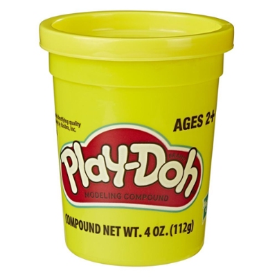 プレイ・ドー シングル缶（きいろ）※香りつき - Play-Doh